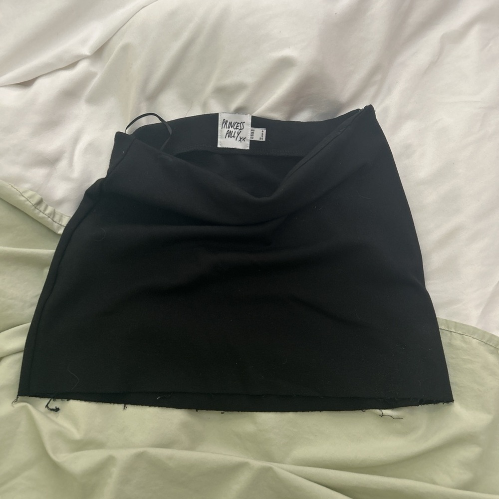 Princess Polly Classic Black Mini Skirt